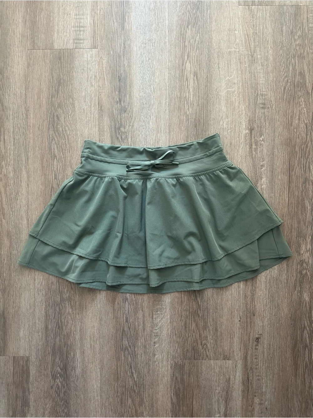 DSG Olive Green Layered Athletic Skirt